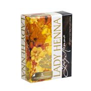 ТЕМНО КОРИЧНЕВЫЙ - краска для волос на основе хны 6 уп*10 гр марки LEDY HENNA