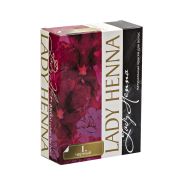 ЧЕРНЫЙ - краска для волос на основе хны 6 уп*10 гр марки LEDY HENNA