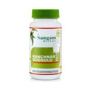 Канчнар Гуггул, 750 мг, 60 таб Sangam (Очистка лимфы)
